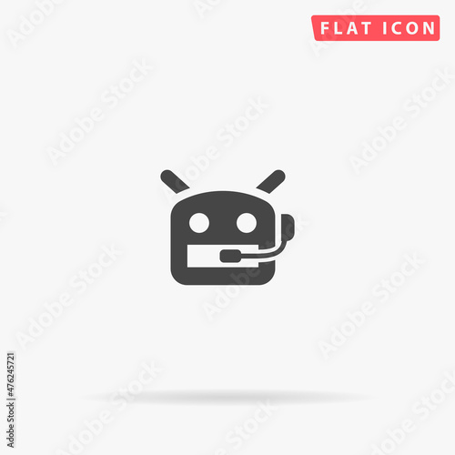 Answering Machine flat vector icon