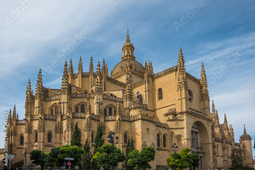 Day view of the Cathedral of Segovia - Segovia, Spain