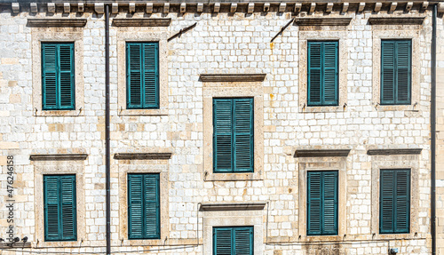 Windows with shutters