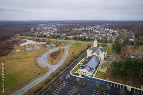 Aerial Drone of West Windsor Princeton