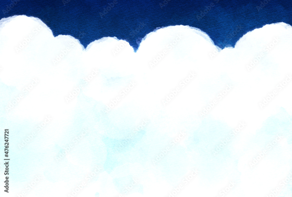 背景素材 水彩テクスチャ 青空stock Illustration Adobe Stock
