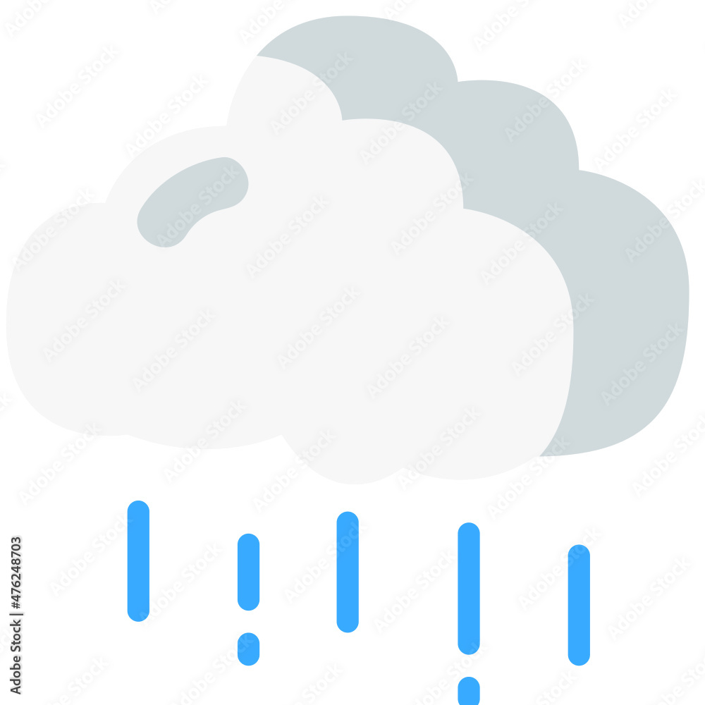 rainy flat icon rainy flat icon