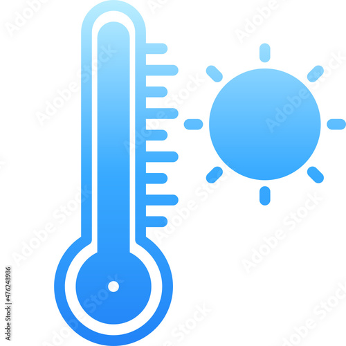 heat gradient icon photo