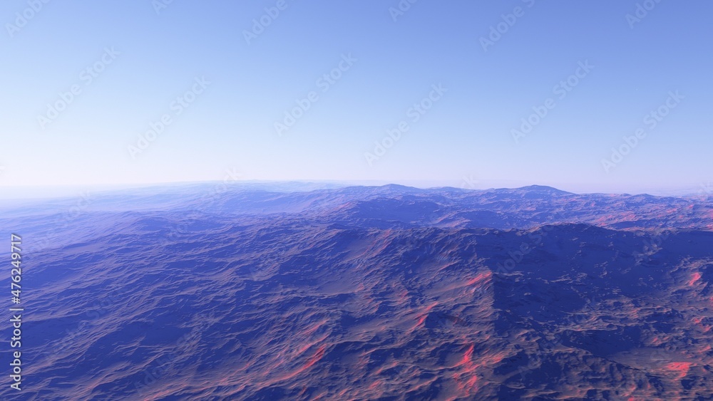 realistic surface of an alien planet, view from the surface of an exo-planet, canyons on an alien planet, stone planet, desert planet 3d render realistic surface of an alien planet, view from the surface of an exo-planet, canyons on an alien planet, stone planet, desert planet 3d render
