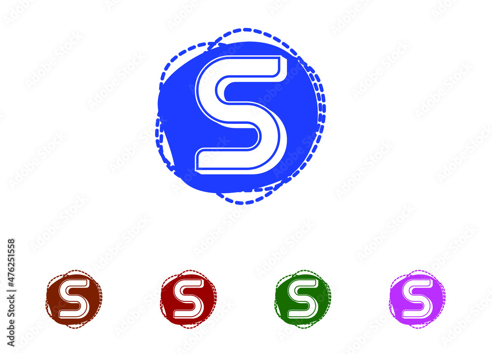 S letter logo and icon design template S letter logo and icon design template