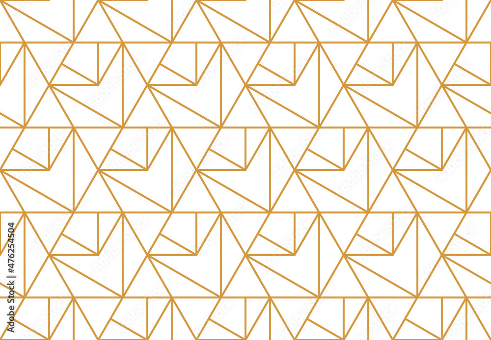 The geometric pattern with lines. Seamless vector background. White and gold texture. Graphic modern pattern. Simple lattice graphic design The geometric pattern with lines. Seamless vector background. White and gold texture. Graphic modern pattern. Simple lattice graphic design