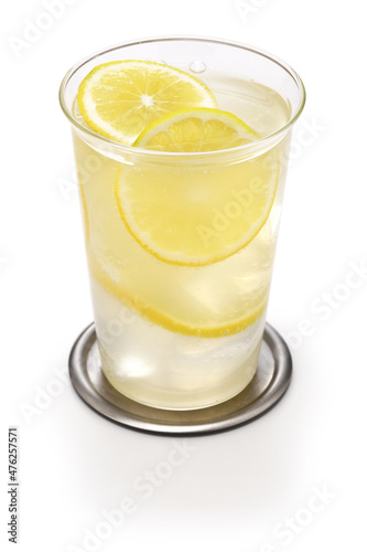 Wallpaper Mural Shochu( Japanese distilled beverage ) highball with fresh lemon Torontodigital.ca