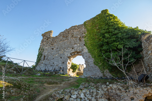 Remains of Orsini Fortress,is situated on a steep hill of tuff.This fortification is excellent strategic position was built by Pope Innocent III in 12th century photo