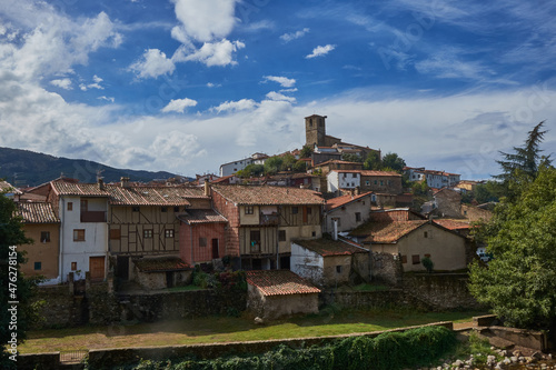  View of the town of Hervas in Caceres, Spain  photo