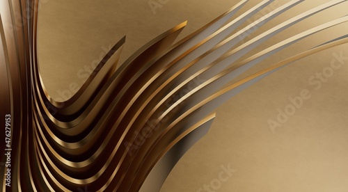 Golden lines pattern backgr...