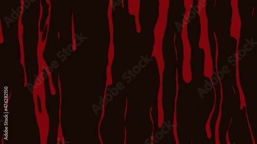 Red vertically dripping paint. Animated horror background loop.
