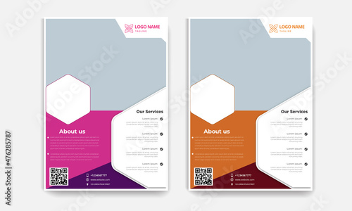 Business Flyer Corporate Flyer Template in A4 size, perfect for modern professional business