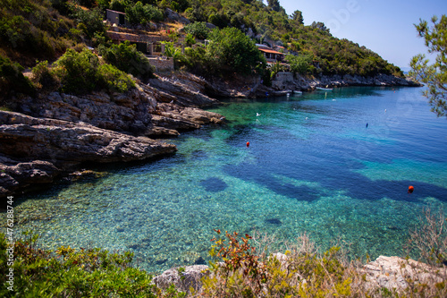 Beautiful Solta island coastline © Nino Pavisic