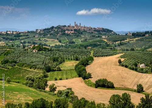 The medieval towers of San Gimignano