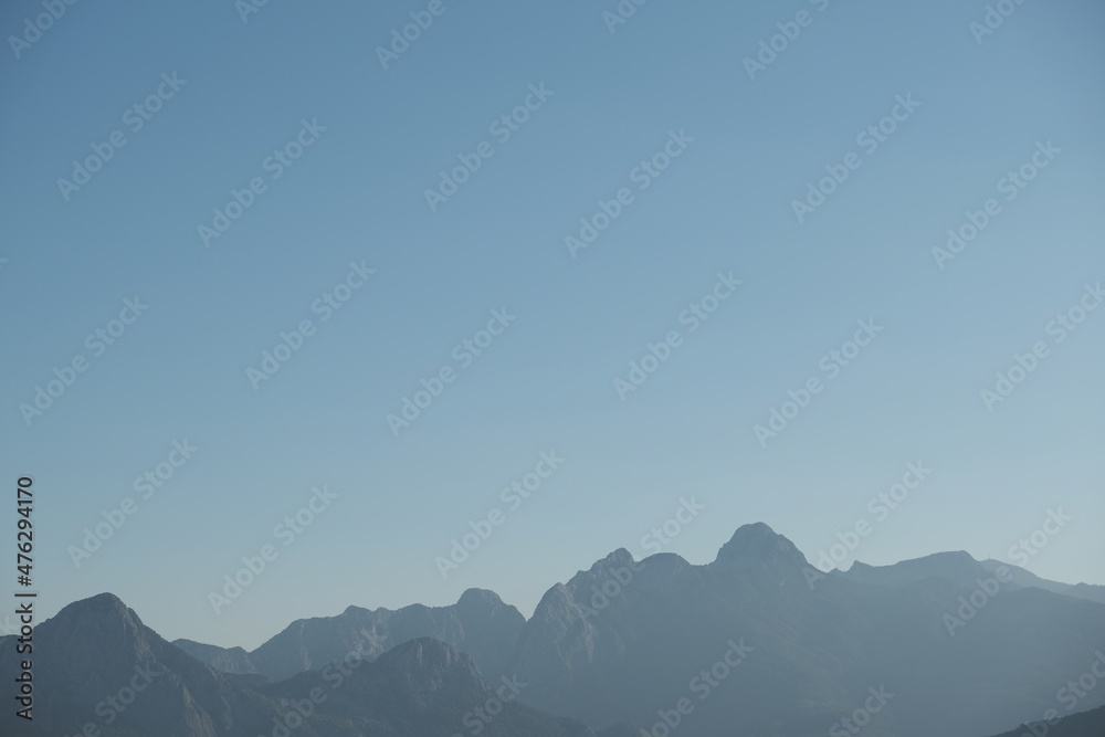 mountain landscape with clouds mountain landscape with clouds