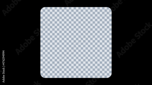 Old frame cinematic on a transparent background. Vintage video effect. Vector illustration.