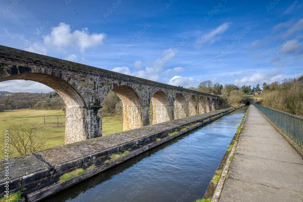 Chirk Aqueduct and the LLangollen Canal Chirk Aqueduct and the LLangollen Canal