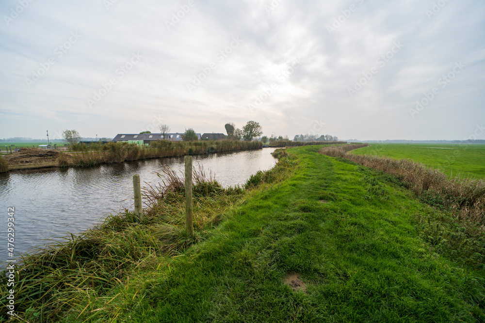 Dutch landscape photo of the Winkel river 
