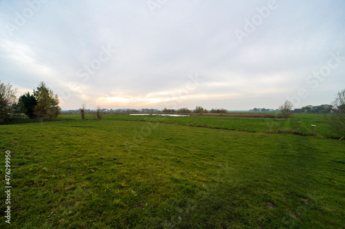 Dutch autumn landscape of the countryside