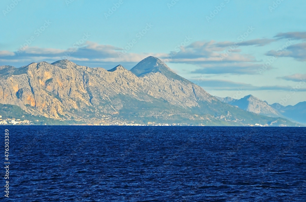 Coastal landscape in Montenegro