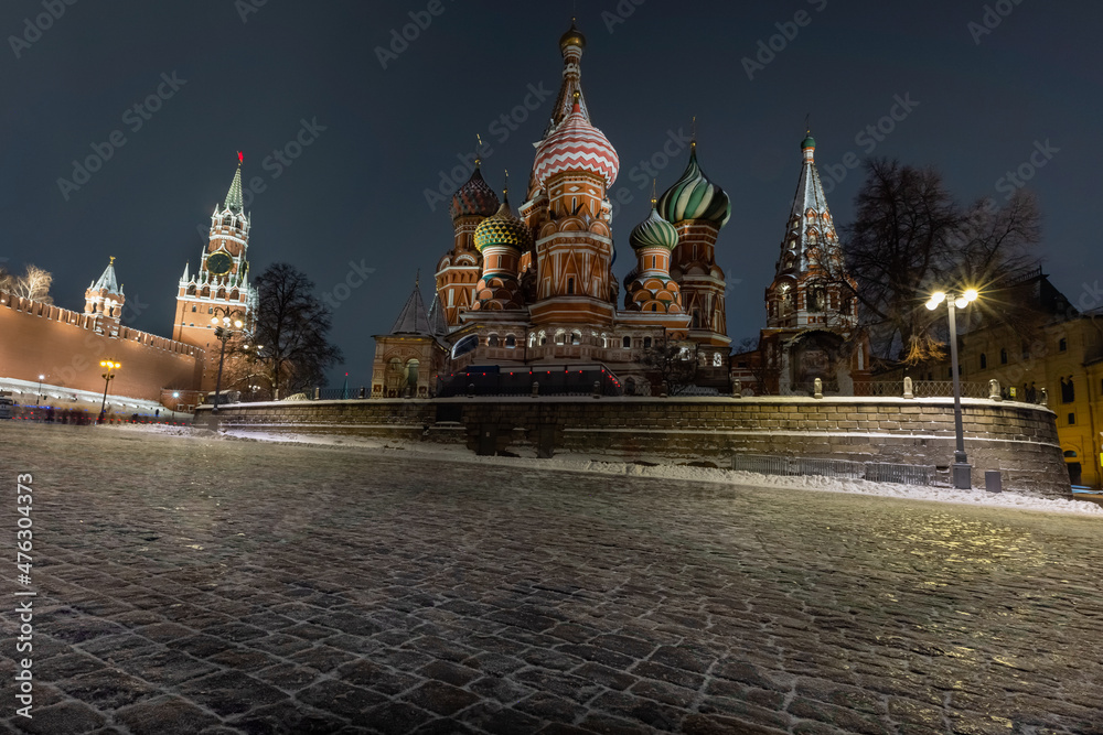 St. Basil's Cathedral on Red Square Moscow