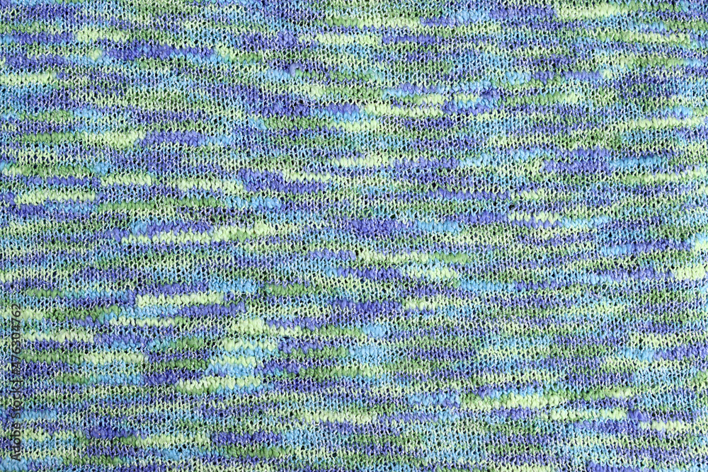 texture of a knitted hand made cloth made of wool