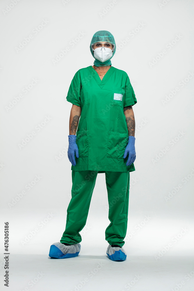 Infirmière protection hôpital Covid 19 Infirmière protection hôpital Covid 19