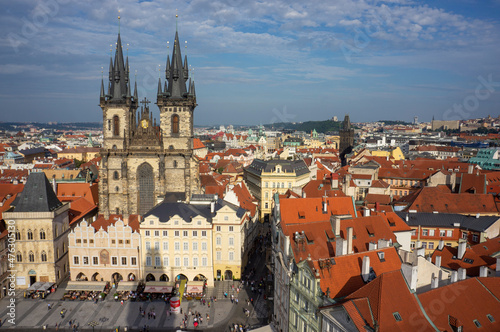 Prague, Czech Republic - September, 2021: Old Town Square in Prague