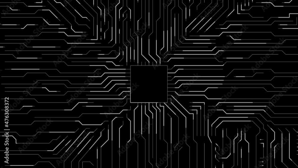 Technological circuit board.Electrical circuit motherboard HUD.PNG Alpha. Abstract technological background.Connections.