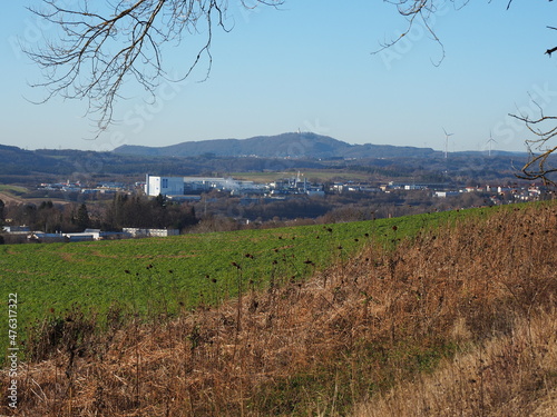 Sankt Wendel – Kreisstadt im Saarland im Herbst Winter photo