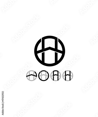 The name logo made based on the name NOAH is very suitable for personal use that matches this name, this  logo can also be randomized according to your personal or business name