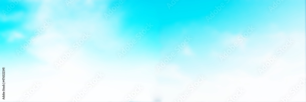 Blue backdrop in the air panorama abstract style. Cloud background summer. Cloud spring.sky blurred image background.