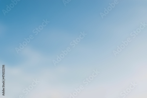 Blurred of sky backdrop style. Cloud background summer. Cloud spring.sky blurred image background. © piti