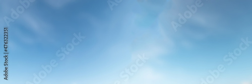 Blue backdrop in the air panorama abstract style. Cloud background summer. Cloud spring.sky blurred image background.