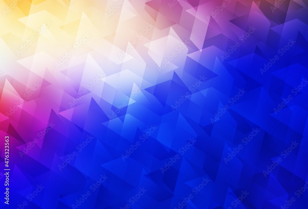 Light Pink, Blue vector backdrop with rhombus. Light Pink, Blue vector backdrop with rhombus.