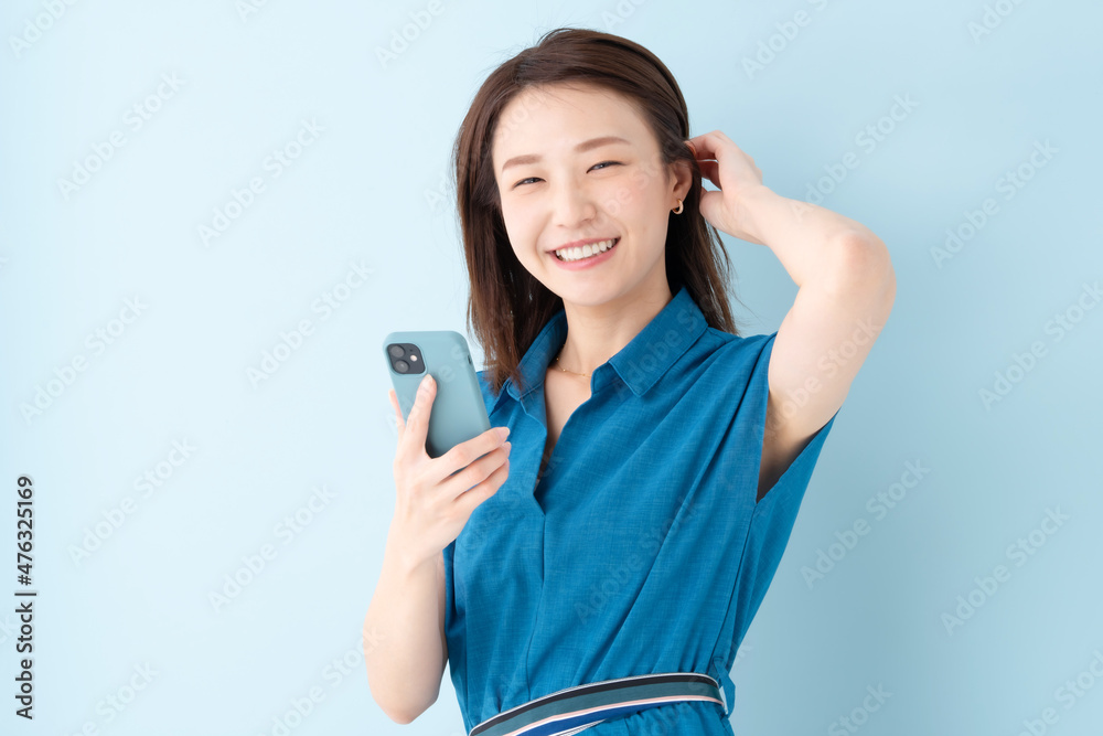 スマートフォン・女性