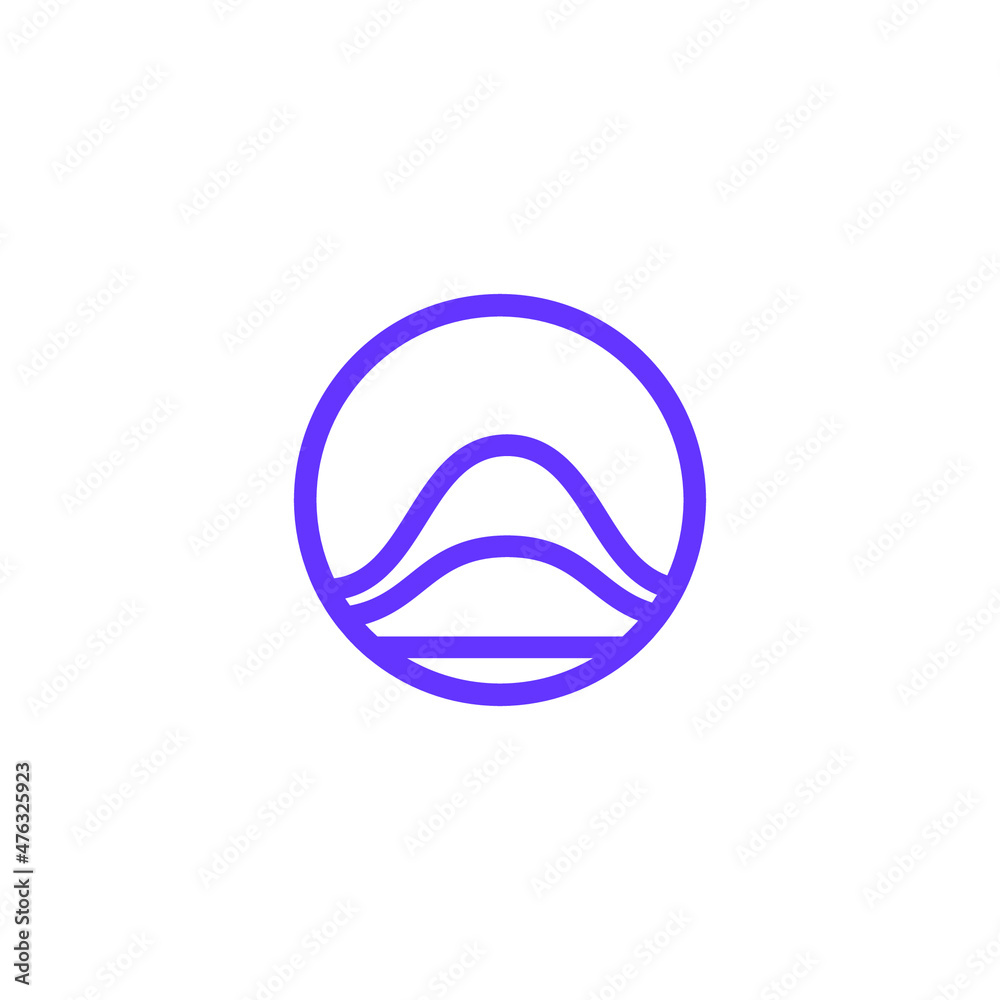 UV Spectrum SImple Modern Logo Vector UV Spectrum SImple Modern Logo Vector