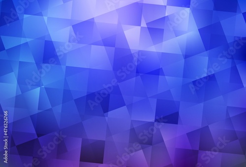 Light BLUE vector backdrop with rhombus.