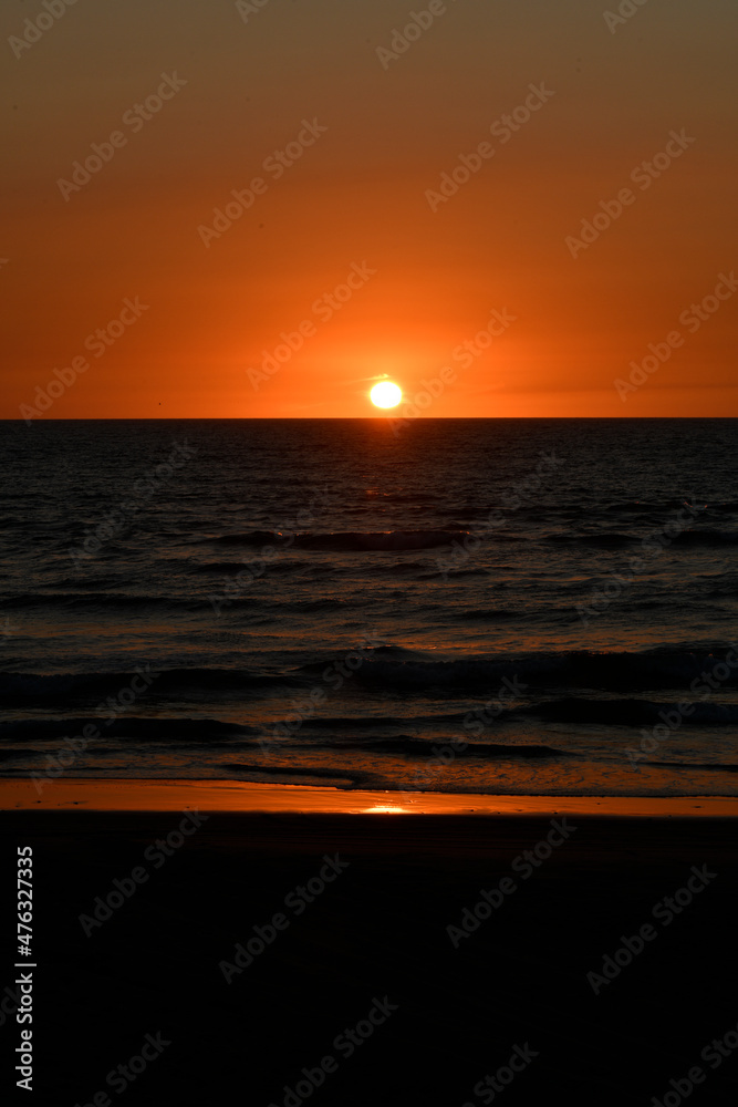 Fototapeta premium Mazatlán en los atardeceres de México en el océano pacífico