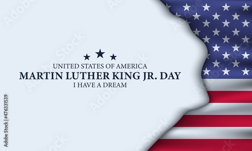 United States of America Martin Luther King Jr. Day Background Design.