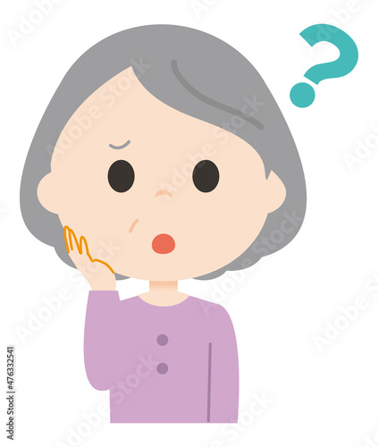 女性　疑問　高齢者