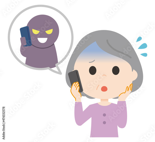 高齢者　詐欺　携帯電話