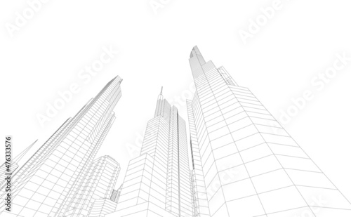 skyscrapers in the city