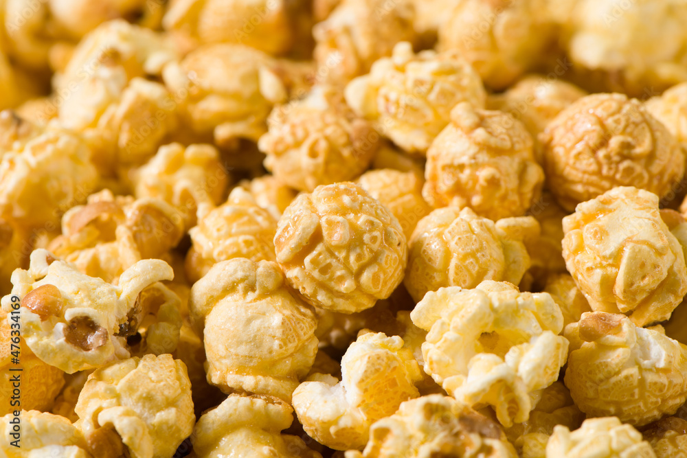 close up of popcorn texture background close up of popcorn texture background