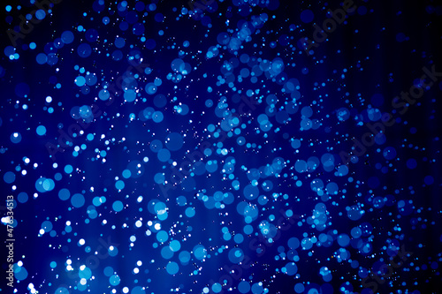 Abstract blue bokeh