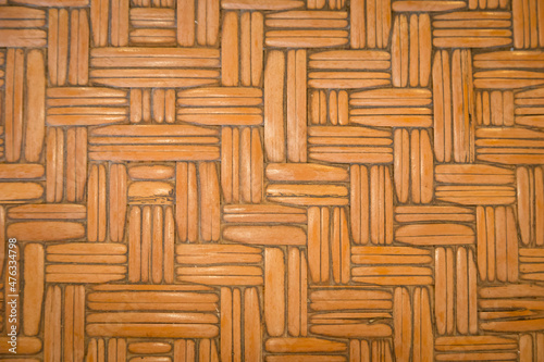 Old texture bamboo weav pattern