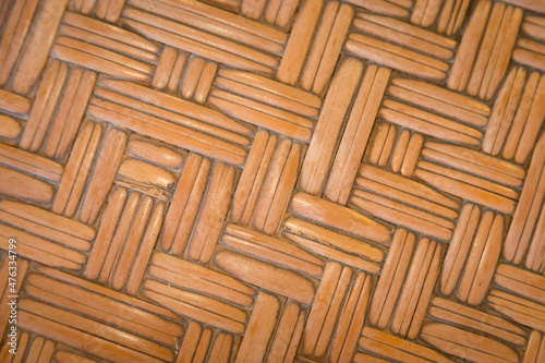 Old texture bamboo weav pattern