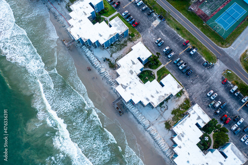 Topsail Beach Aerial Photography Condos Drone Ocean © Kyle