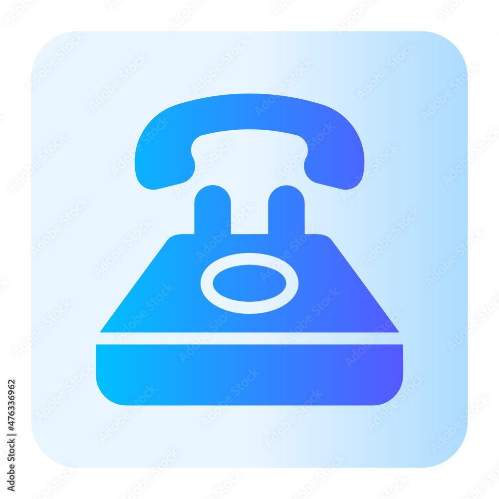 telephone gradient icon telephone gradient icon