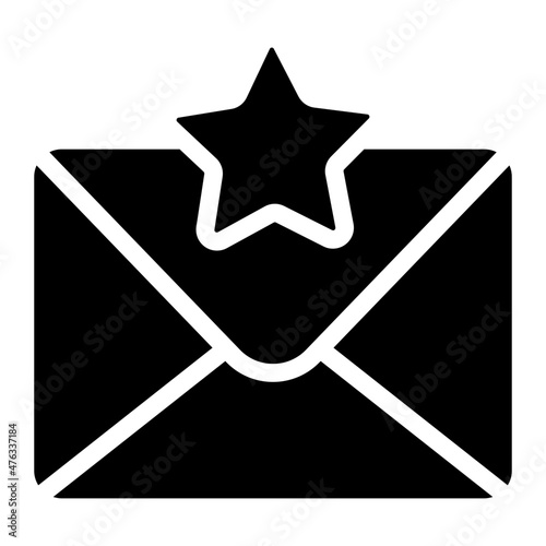 mail glyph icon